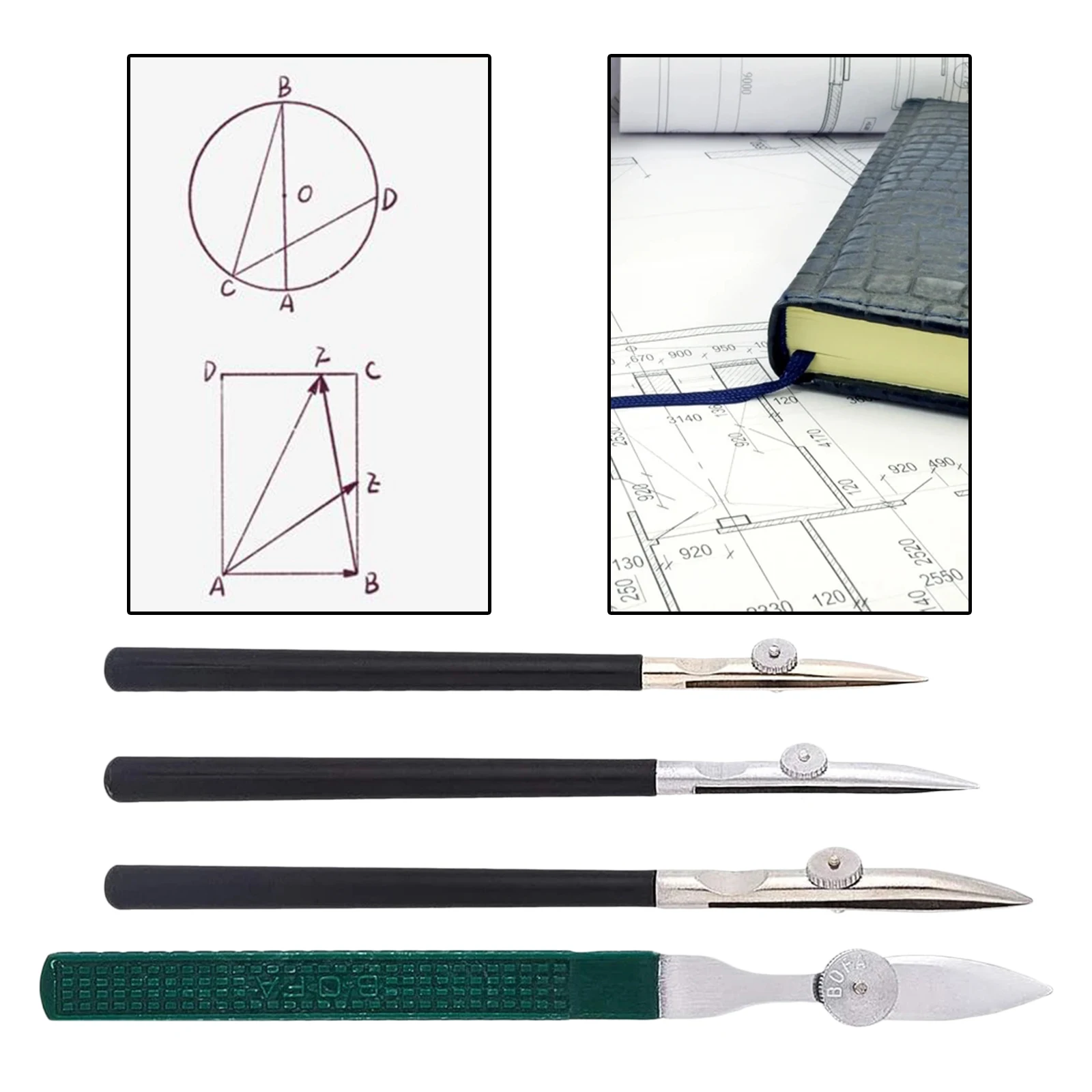 4x Ruling Pen Mounting Masking Fluid Writing for Drawing Oil Painting