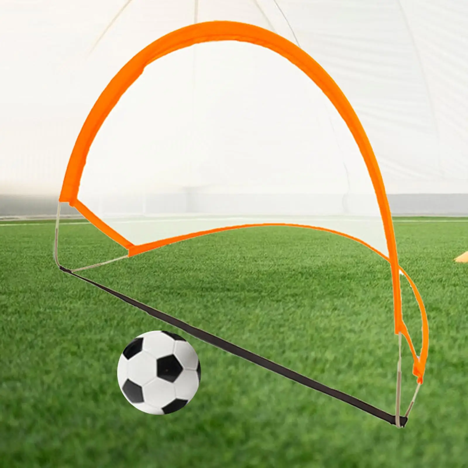 2Pcs Kids Soccer Goals Football Goal Post Easy Folding Portable Net Fun Outdoor Sports Games Mini Soccer Goals Set for Garden