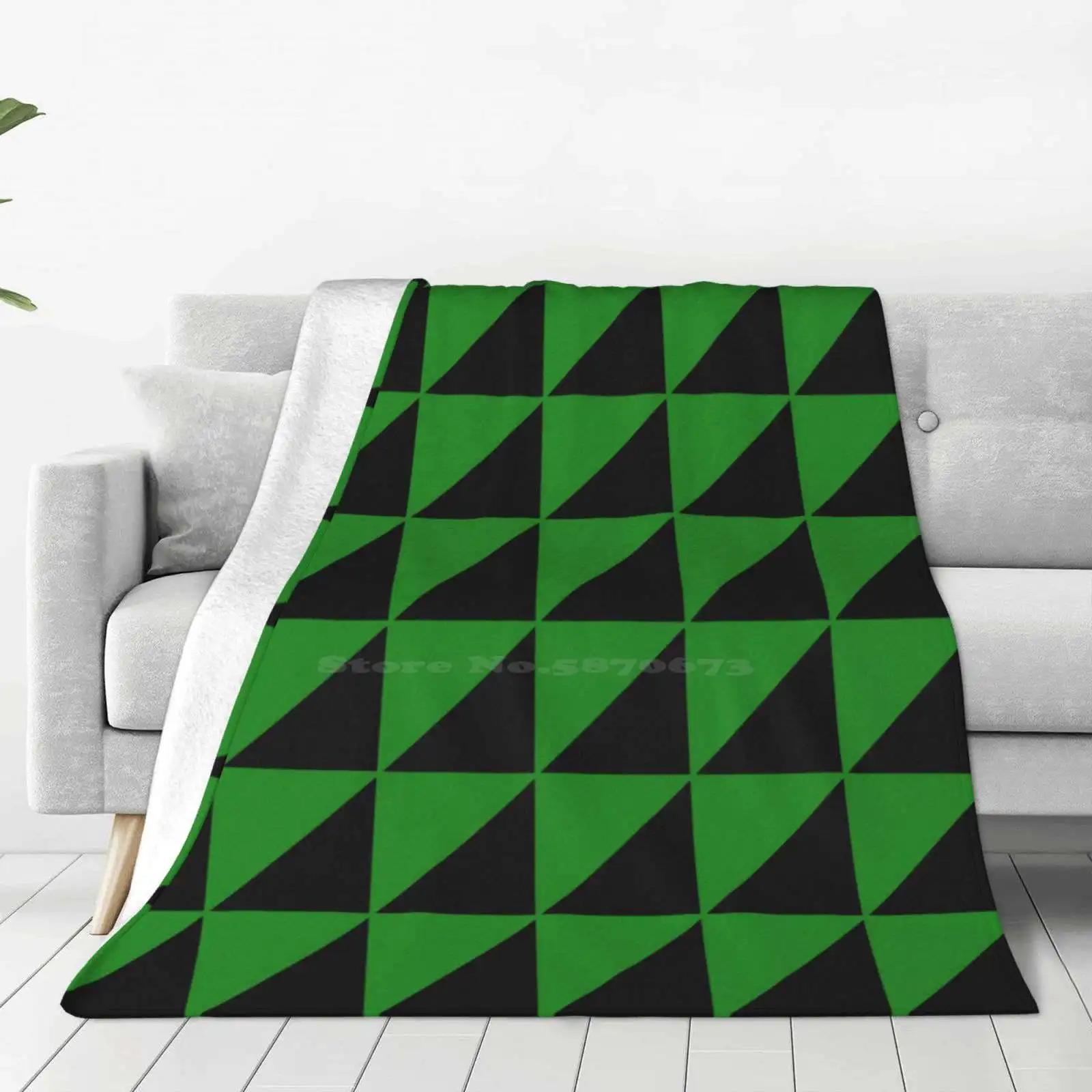 Anarchist Flag-- Green New Arrival Fashion Leisure Warm Flannel Blanket Schpidauu Markplaid Anarchist Flag Green Anarchism Eco