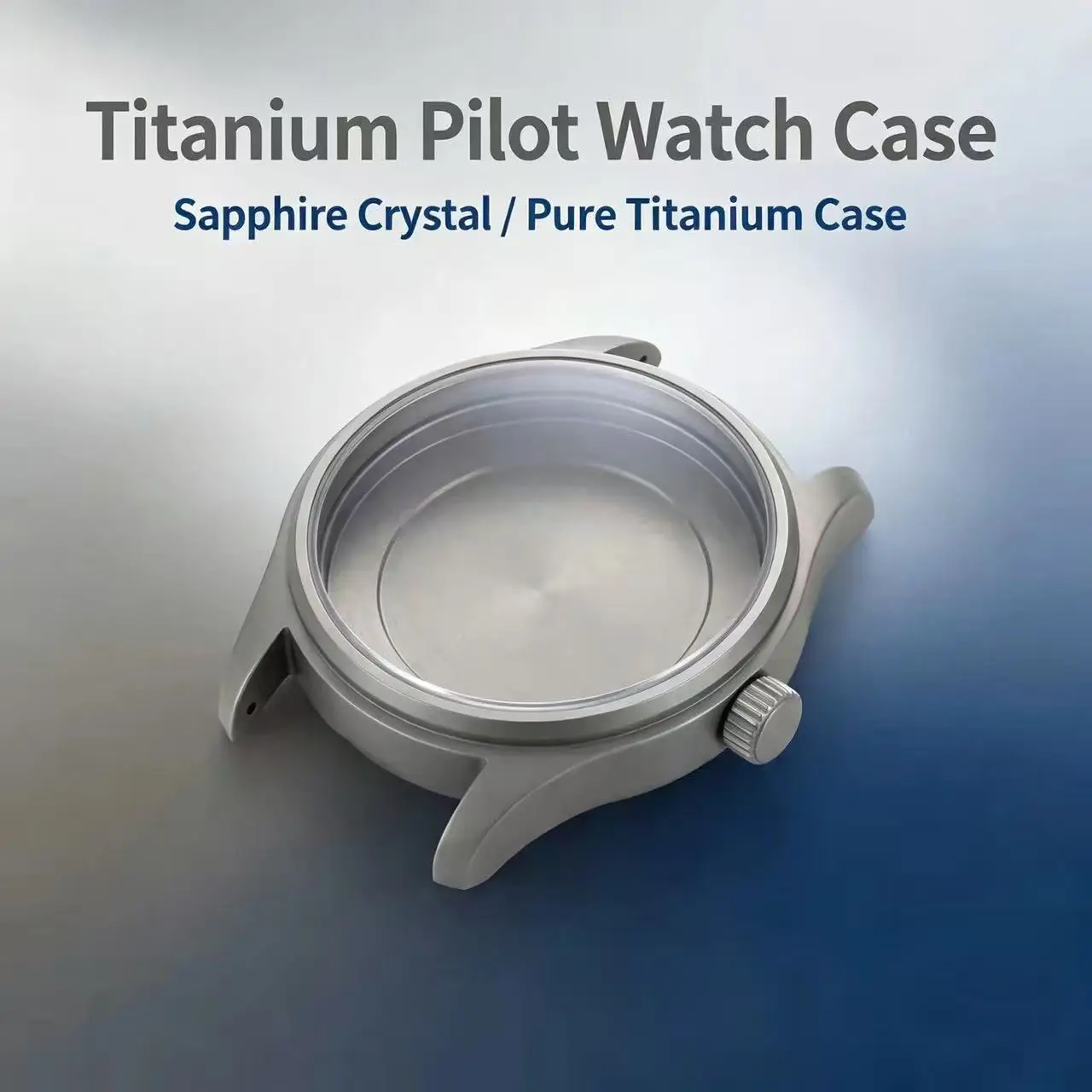 40mm NH35 Titanium Alloy Watch Case No Logo for NH35 NH36 PT5000 Automatic Movement 10BAR Mod Parts for 34mm Dial Sapphire