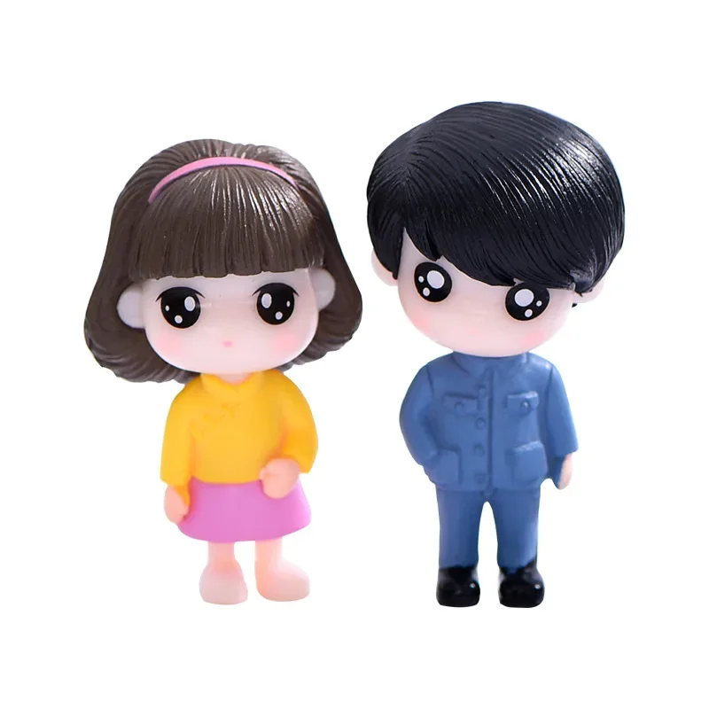 2 قطعة طبعة الحنين بالجملة الأدبية زوجين صغيرة الطازجة زخرفة الزفاف المشهد الصغير النمط الصيني زخرفة الإبداعية #5