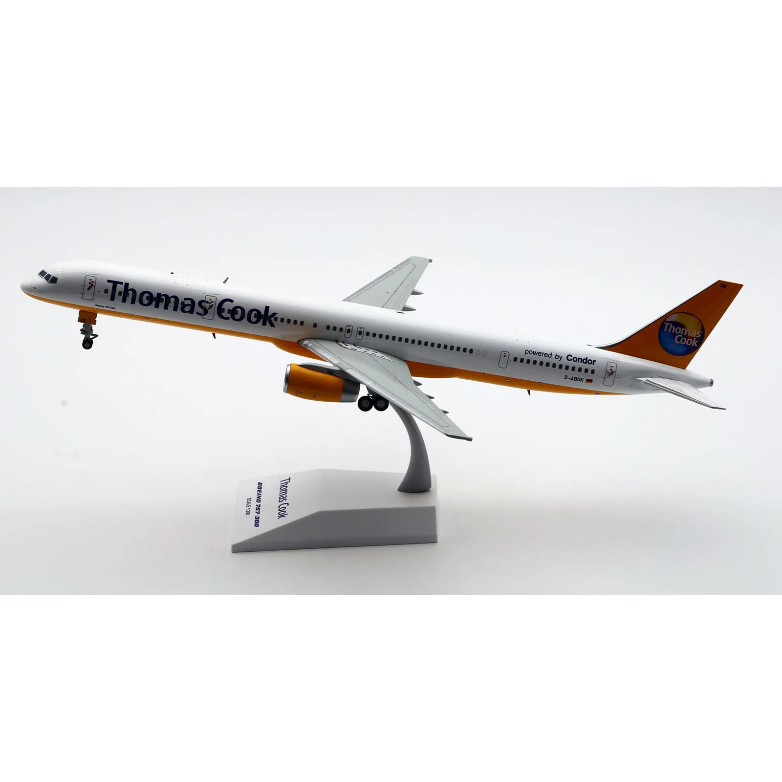 XX20346 Alloy Collectible Plane Gift JC Wings 1:200 Thomas Cook Airlines Boeing B757-300 Diecast Aircraft Jet Model D-ABOK