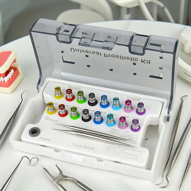 

Dental Implant Tool Kit Surgical Dental Kit Implant Repair Screwdriver Set Universal Implant Torque Wrench