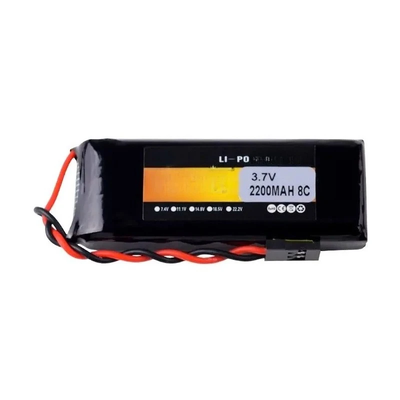 Newest 3.7V 2200mAh Lithium-polymer Battery for Graupner MZ-12 PRO ET07 X4 Aircraft Model High Quality Remote Control Battery