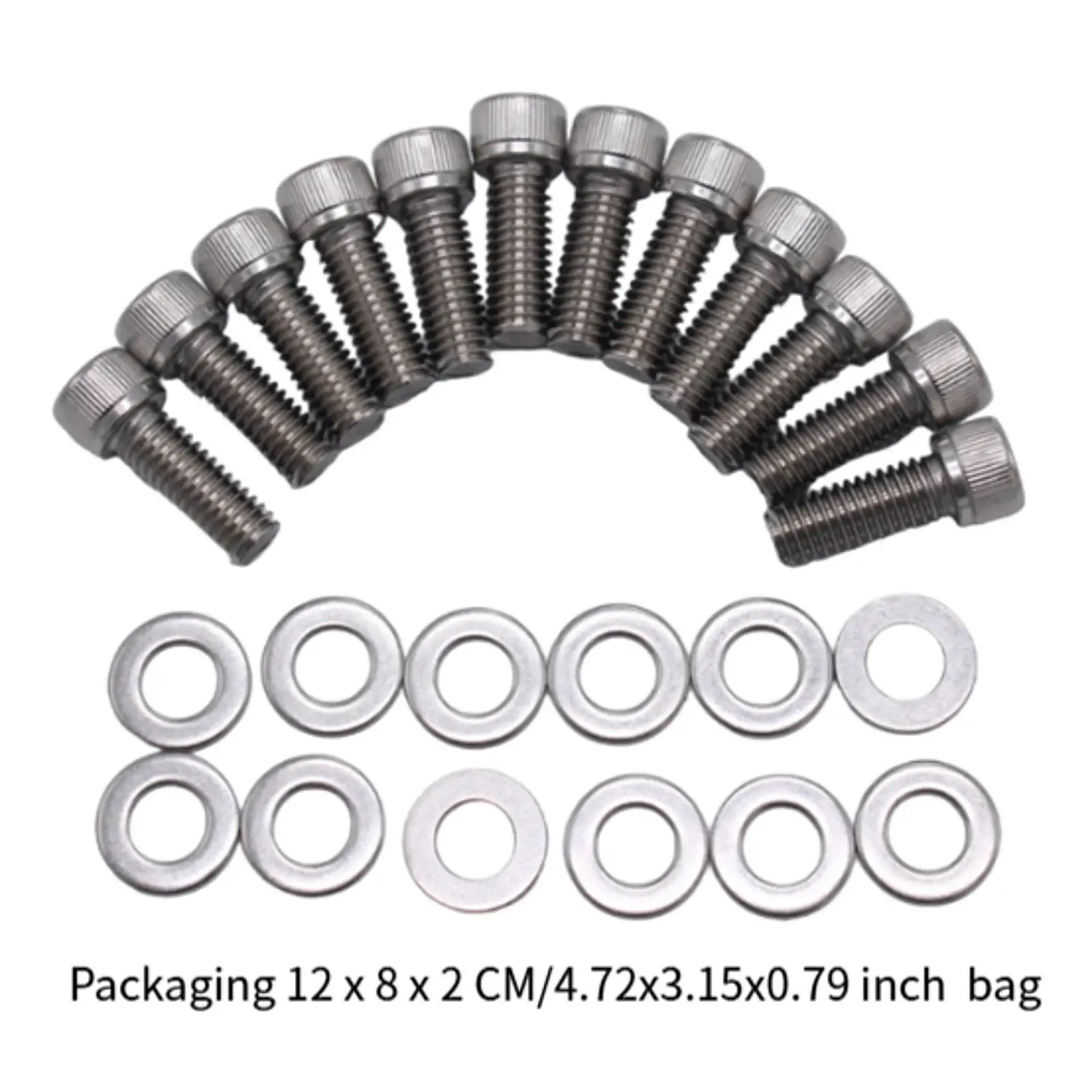 12 Pieces Fastener Bolts Auto Parts for Chevrolet Engines 265 400 SB