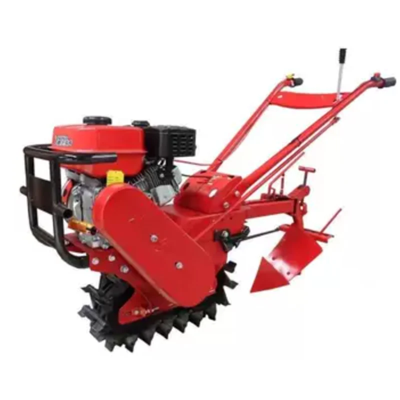 Orchard multifunctiona garden machine micro-tillage machine furrowing loose soil plowing and fertilizing all-in-one machine