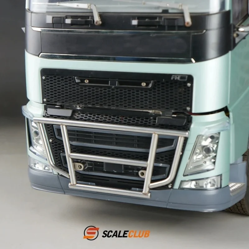 Scaleclub Model For Tamiya 1/14 For Volvo Upgrade Metal Guard Bar Animal Fence Bullpen For Volvo Car Parts Rc Accessories