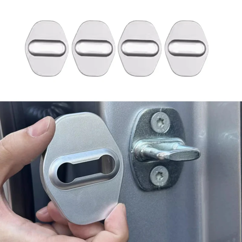 

Car Anti-rust Door Lock Buckle Fit for Xpeng G6 23-24 Door Lock Cover ABS Original Colours Protective Cover Car Interior Parts