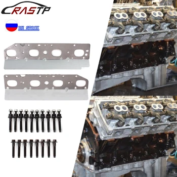 New Exhaust Manifold Gasket Set with L+R Bolts Studs and Nuts Exhaust Systems Parts for 09-20 Chrysler Dodge Ram V8 V8 Engine