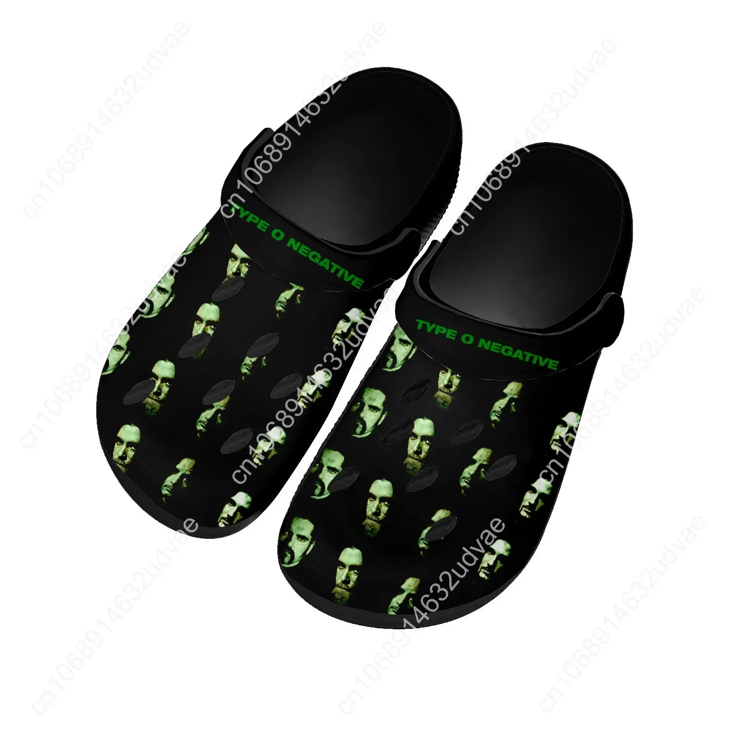O Negative Water Shoes Mens Womens High Quality Fashion Home Garden Clogs Customizd Sandals Beach Breathable Hole Slippers