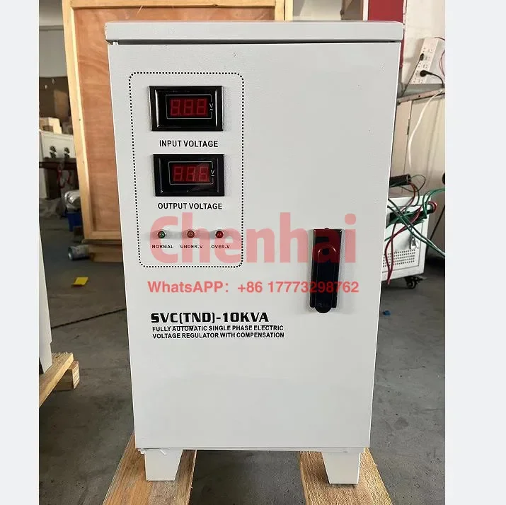 Voltage stabilizer 110v 220v 10kw 10kva 15kva single phase servo motor automatic AC DC voltage regulator