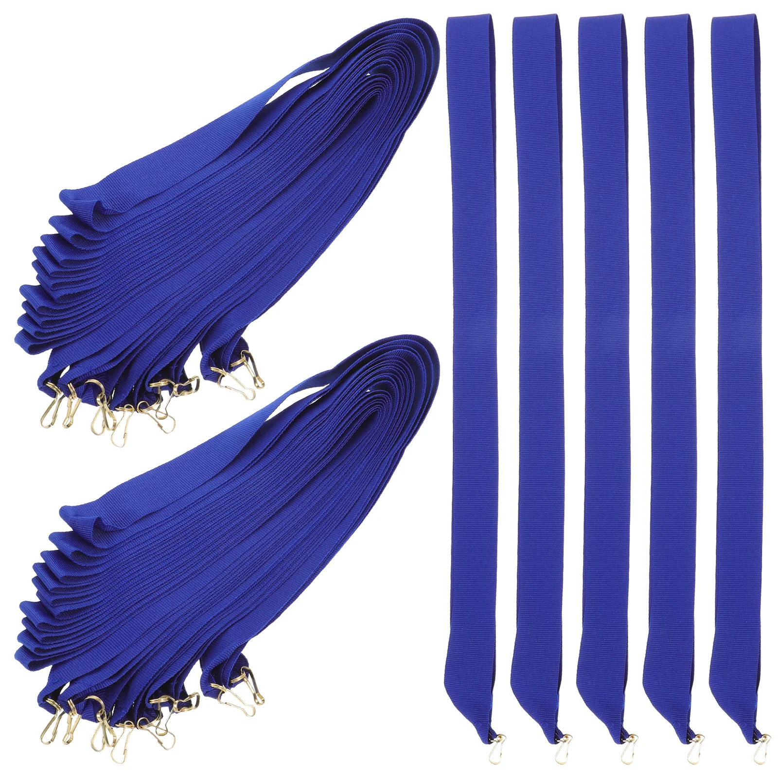 30 قطعة من أشرطة الرقبة الميدالية الزرقاء وسام مسطح ومشابك المفاجئة للمسابقات الرياضية الخارجية وميداليات جوائز الحفلات #6