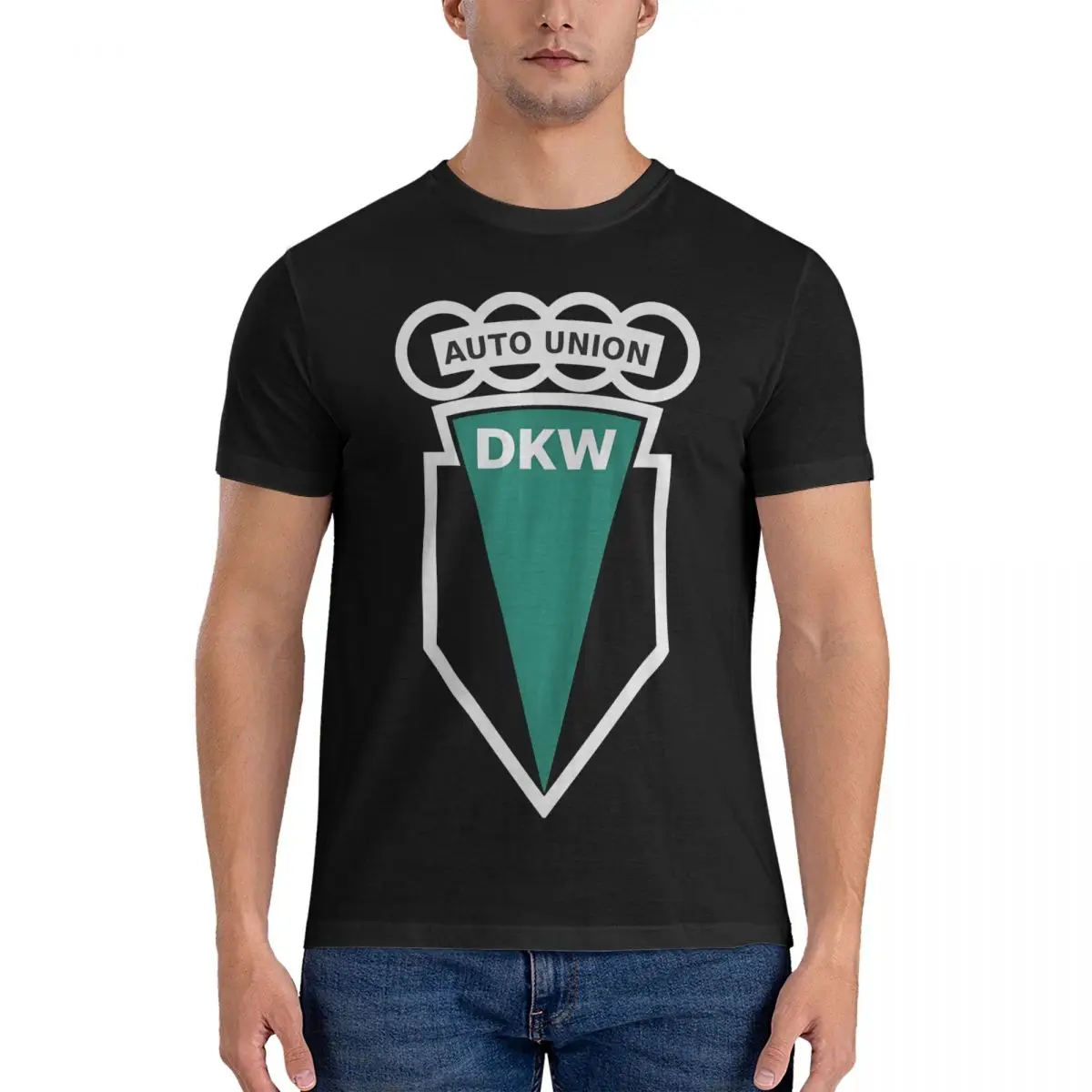 Men's DKW CLASSIC MOTORCYCLE LOGO T Shirt Dkw Pure Cotton Clothing Leisure Short Sleeve O Neck Tees New Arrival T-Shirts