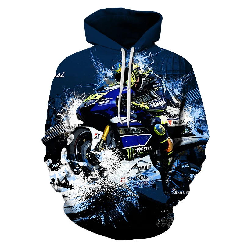 

2023 Fashion Men's 3d Hoodie Women's Hooded Sweatshirt Printed Motorcycle Outdoor Casual Sportswear Oversized Hoodie