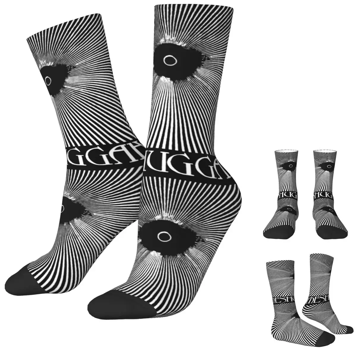 Meshuggah Stockings Unisex Men Rock Band Socks Warm Soft Retro Socks Spring Cycling Non-Slip Custom Socks Gift Idea