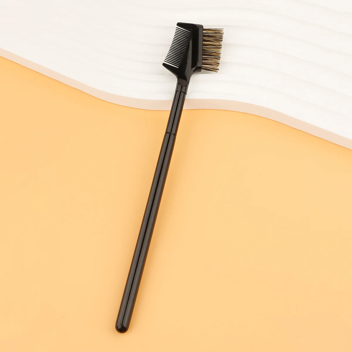 Professional Eyebrow Grooming Brush, Double Sided Brow Brush and Lash Comb for Eyebrow Filling, Arranging Eyelashes Daily Makeup