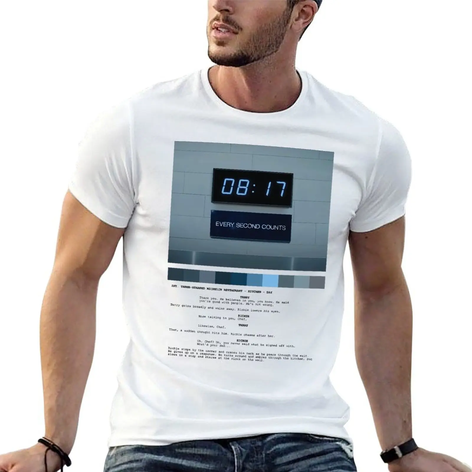 The Bear TV Show Every Second Counts T-Shirt graphics plus size tops funny t shirts for men