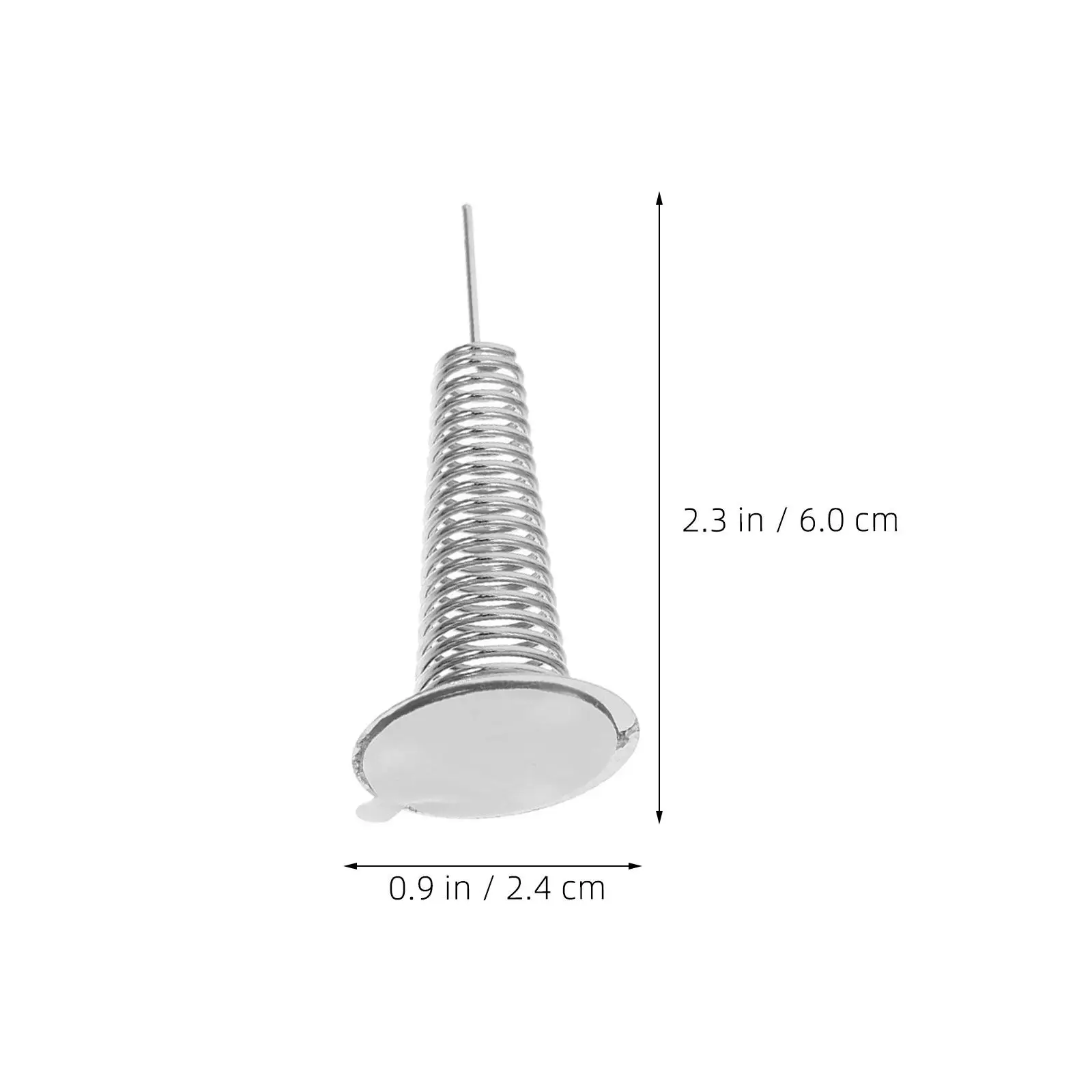 50Pcs Spring Base Accessories Spiral Metal Wobble Springs DIY Dashboard Bobble Head Craft Ornaments Supplies for Office Decor