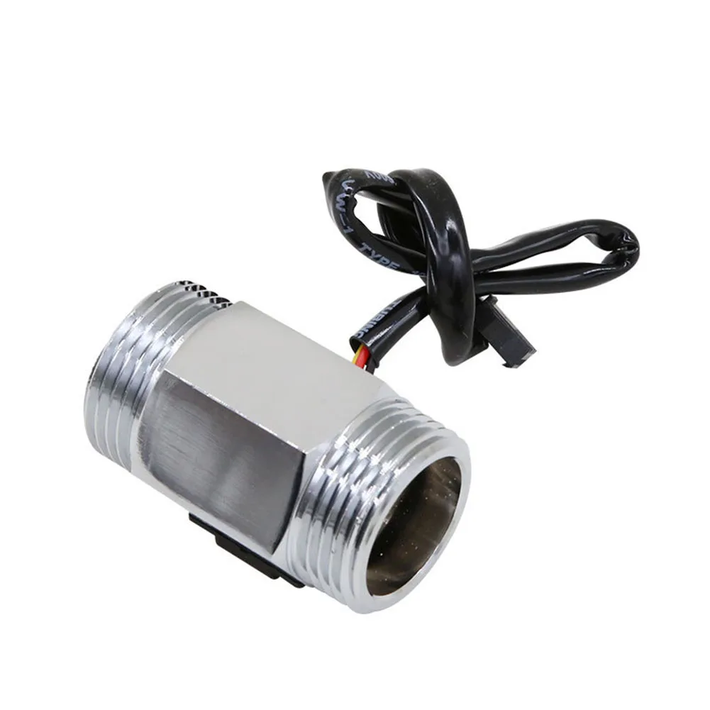 Imagem -02 - Fluxo Sensor de para Aquecedor de Água para Turbina Industrial g1 Fluxo de Água Salão Sensor Interruptor Medidor Fluxo Aço Inoxidável Yf-b10