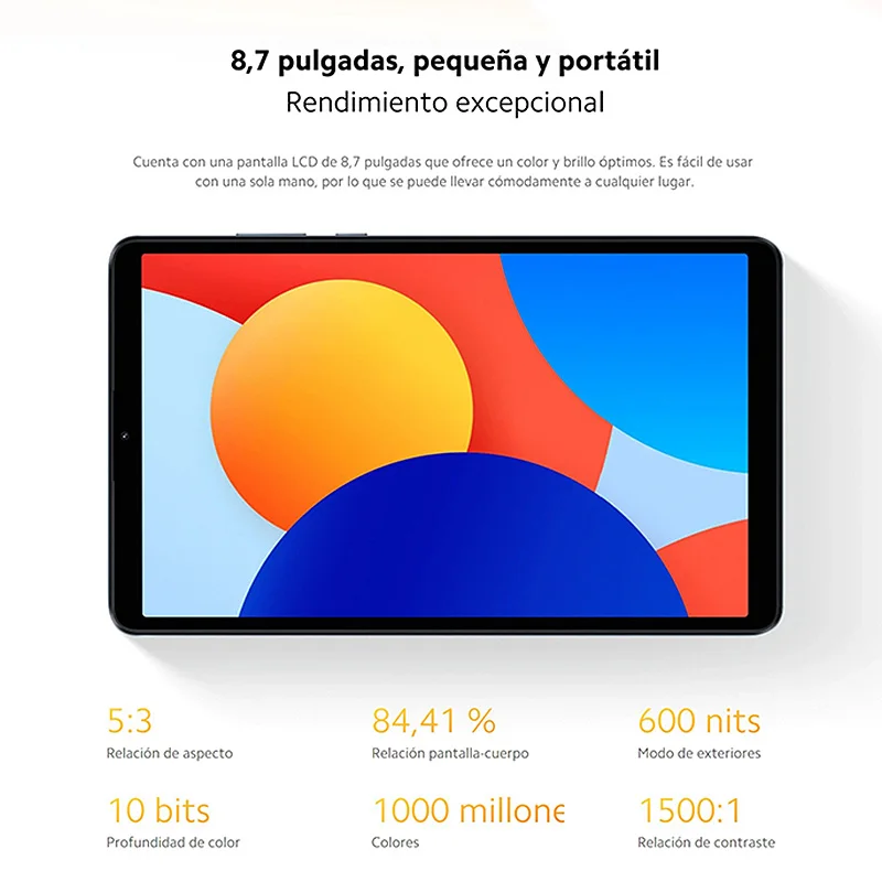 Xiaomi Redmi Pad SE 8.7 Tablet, MediaTek Helio G85, 8.7 inches, small and portable, 90 Hz, 8 MP camera, 6650 mAh