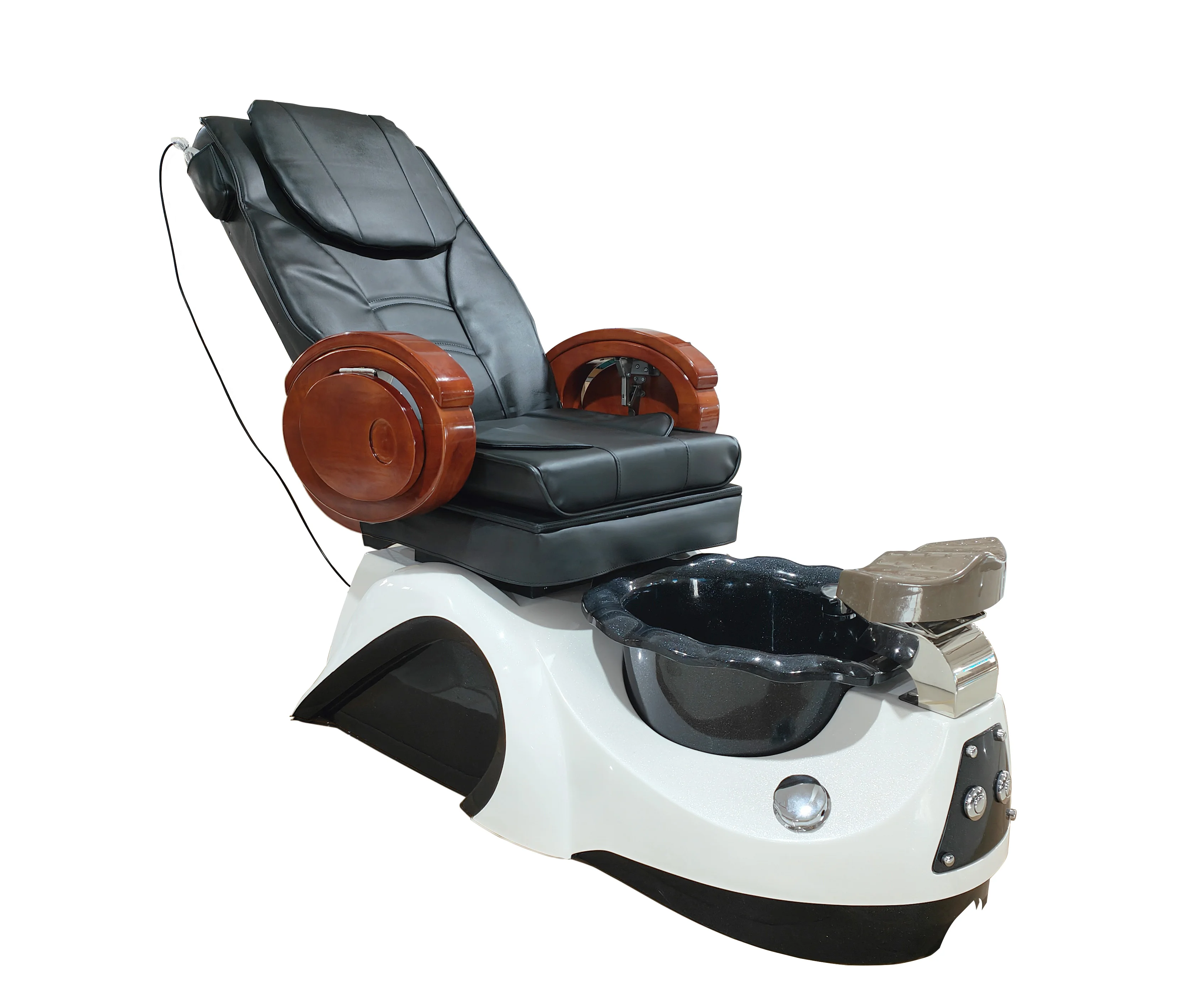 Luxury Modern Electric Massage Relax Pedicure Chairs Nail Salon Foot Spa Manicure Pedicure Chair With Basin