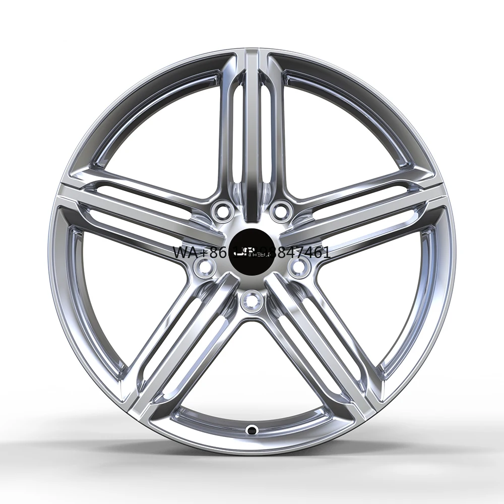 

JPwheels New Five Spoke Deep Dish Rims 19 Inch 5 Holes Aluminum Alloy Forged Wheels for Audi 5x112/120/130 JM5341