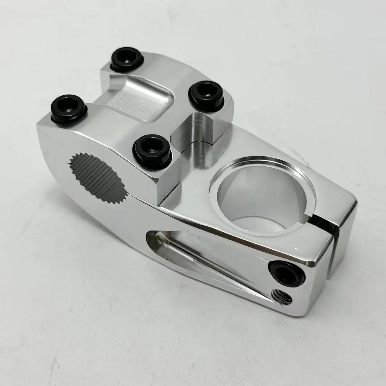 BMX-Lenkervorbau aus 6061 Aluminiumlegierung, 50 mm Reichweite, 22,2 mm Lenkerklemmbereich, 28,6 mm Gabelrohr, 30 mm Einstecktiefe, Fahrrad-BMX-Vorderlenker. – Detail 14
