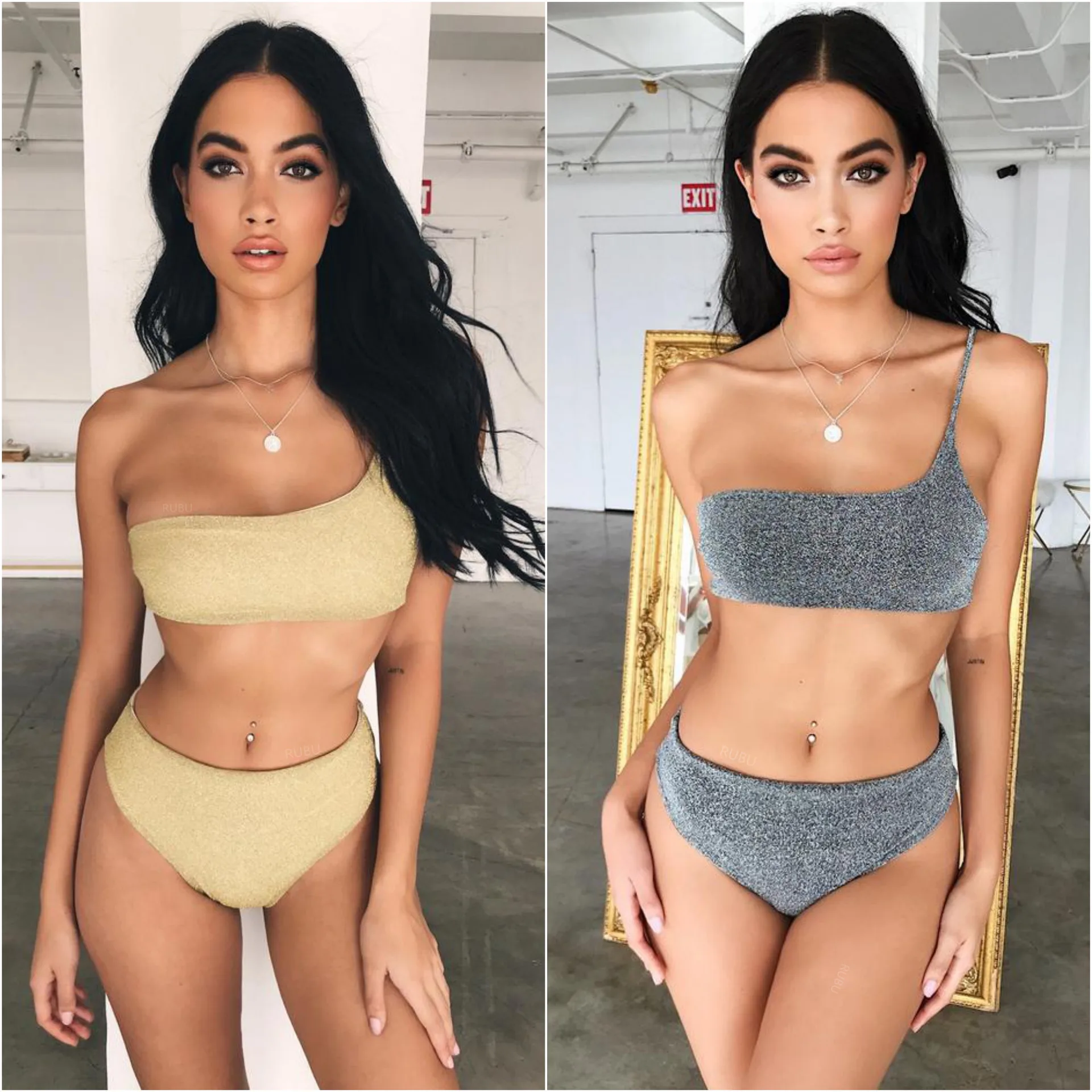 

Beach Style Swimwear Vintage Sexy Bikini Ladies Split Swimsuit 2022 New Fashion Bikini Girl Clothes Two Piece Set Summer