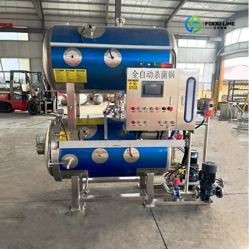 High-temperature High-pressure Double-layer Sterilization Pot Cooked Food Sterilization Pot Customized
