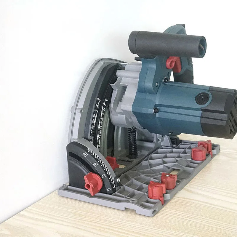 

Track saw universal electric circular guide rail saw woodworking portable cutting machine panel 1.4M track