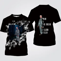 ロッバート-Tシャツ男性と女性,半袖,トグルガ,面白い,ストリートウェア,純綿,特大