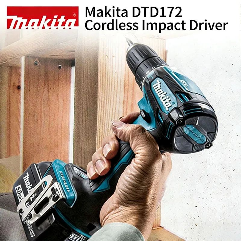 Makita DTD172 Cordless Impact Driver 18V LXT Brushless 180 N·M Electric Drill for Wood And Bolt T-Mode 2026 Model