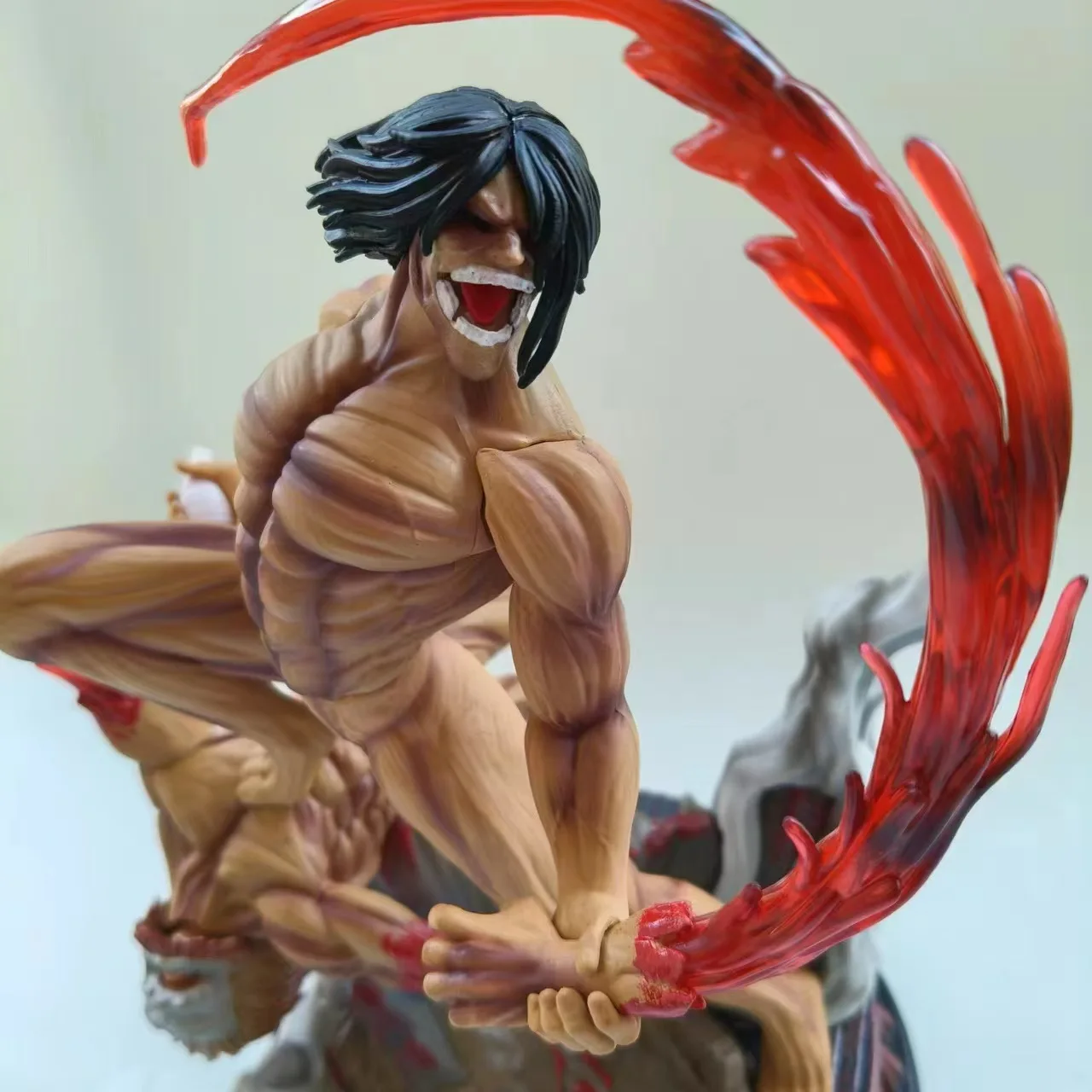 New Attack On Titan Anime Figure The Armored Figures 29cm Titan Eren Jager Action Figurine Model Pvc Statue Ornament Toys Gifts