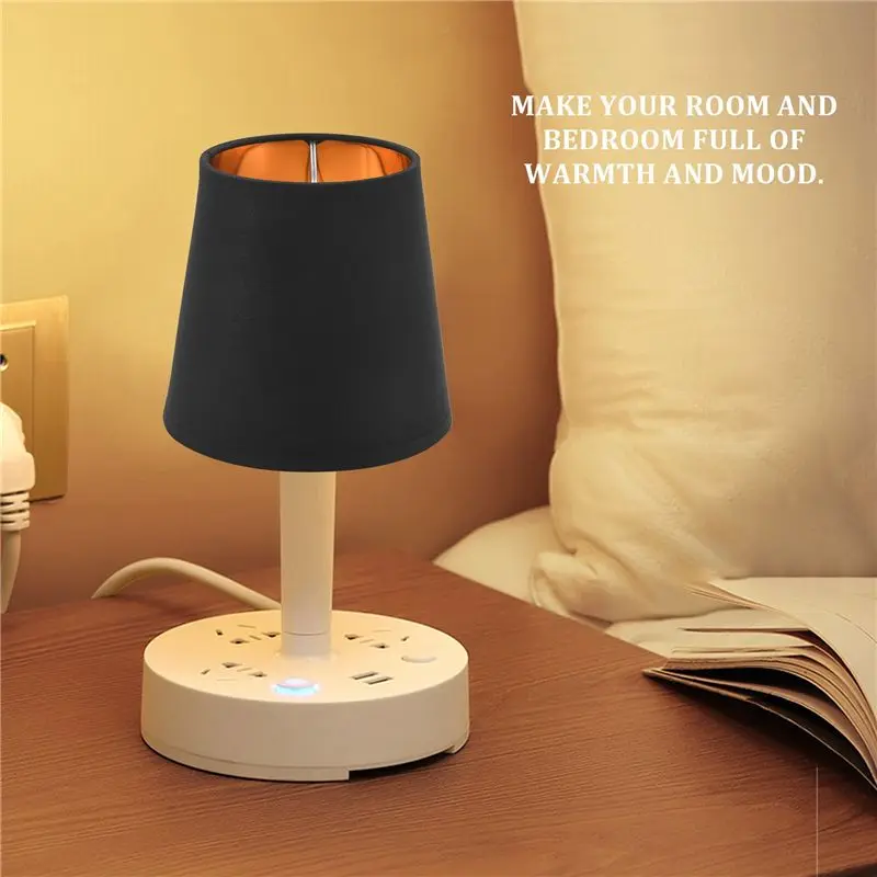 A27F-Small Lamp Shade Set Of 9 Chandelier Shade Small Lamp Shade Clip For Candelabra Bulbs Table Chandelier Wall Lamp