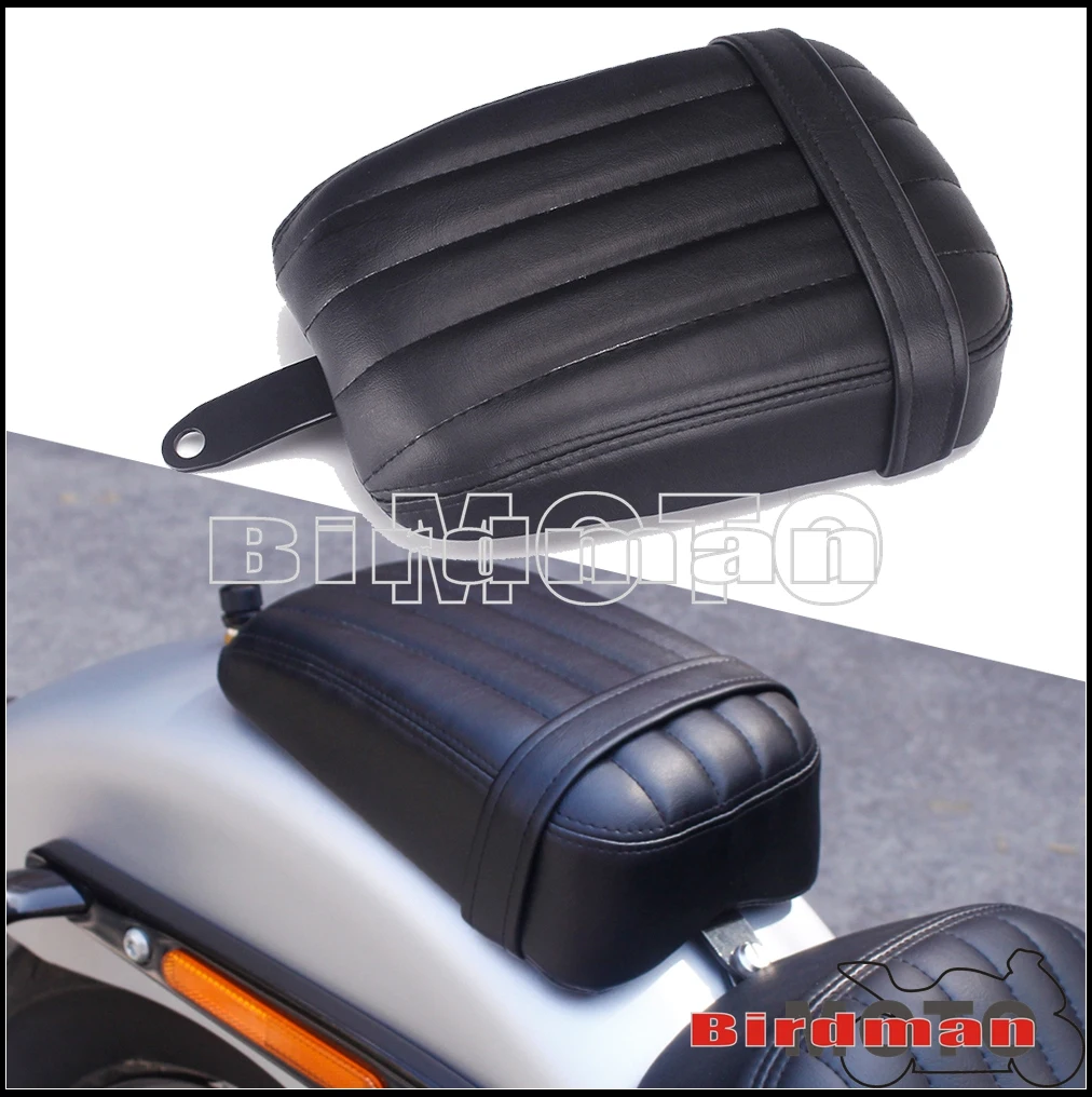 Motorcycle Passenger Seat Cushions Pad For Harley Softail Slim FLSL / Street Bob FXBB 2018-2020 Moto Rear Seat Cushion Pillion - view 5