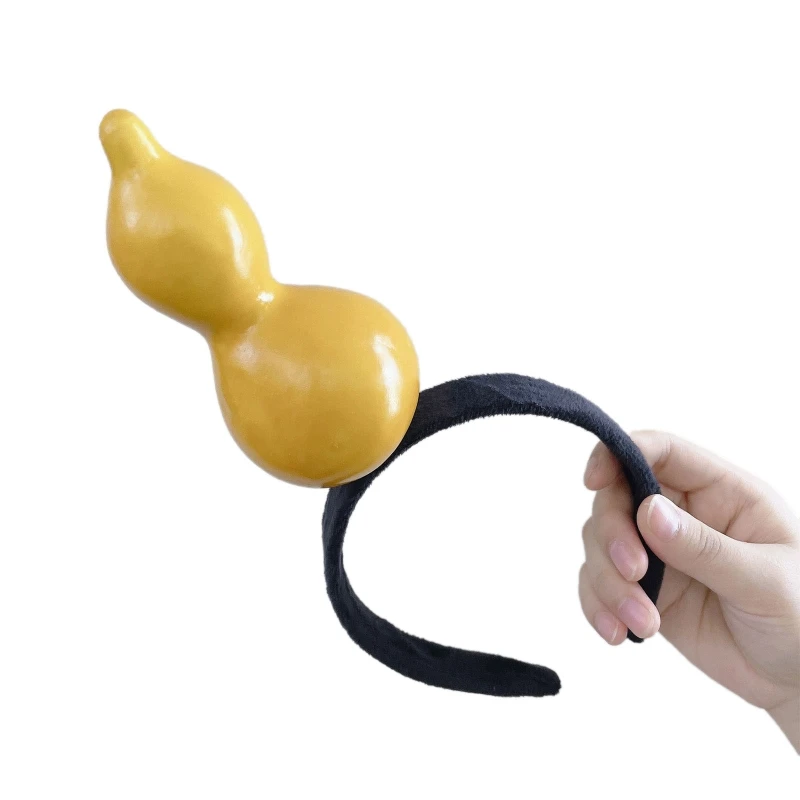 Soft Pepper Headband Funny Fruit Hair Hoop Banana Hairband Stuffed Vegetable Hairband Cartoon Costume for Party X4YC