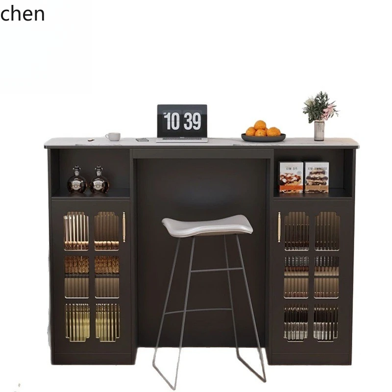 

ZML Sideboard Integrated Bar Table Storage Cabinet Living Room Sofa Backrest Cabinet