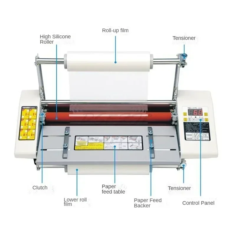 Cold and Hot Laminating Machine A2 Single-sided Double-sided Laminating High Brightness Display Digital Screen