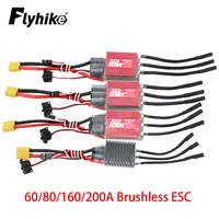 RedHobby AM32 60/80/160/200A Brushless ESC 2-6S BEC Programming ESC For 1/10 1/8 RC Car And RC Boat