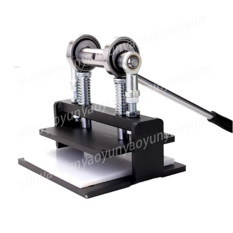 

Hand Press Clicker Machine, Manual Cutting Press for Leather Fabric, Die Cutting Tool Black