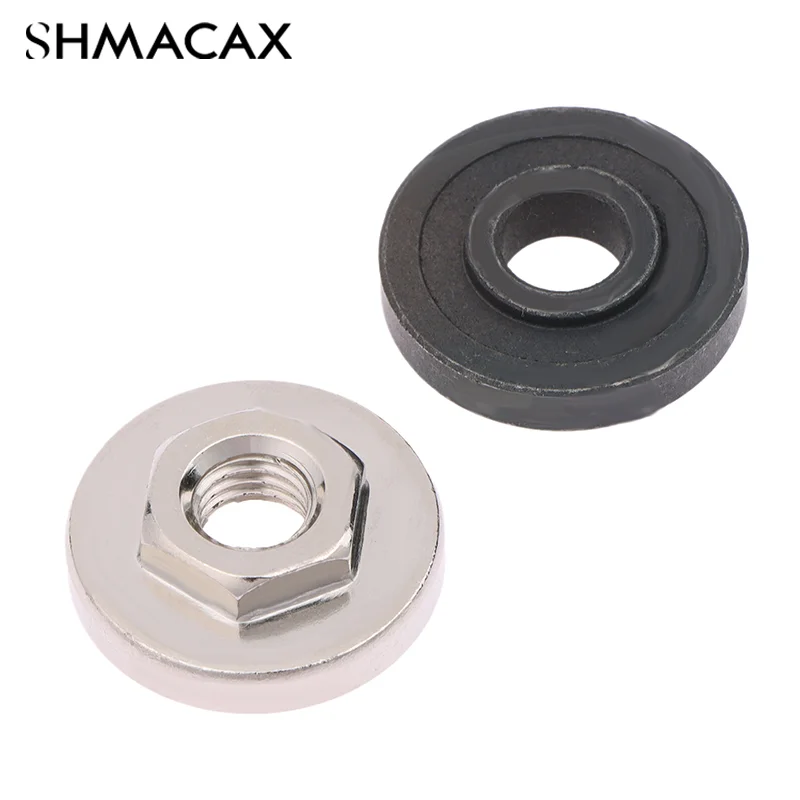 2Pcs/Set Hex Nut Thread Angle Grinder Inner Outer Flange Nut For Angle Grinder Modification Polishing Machine Accessories