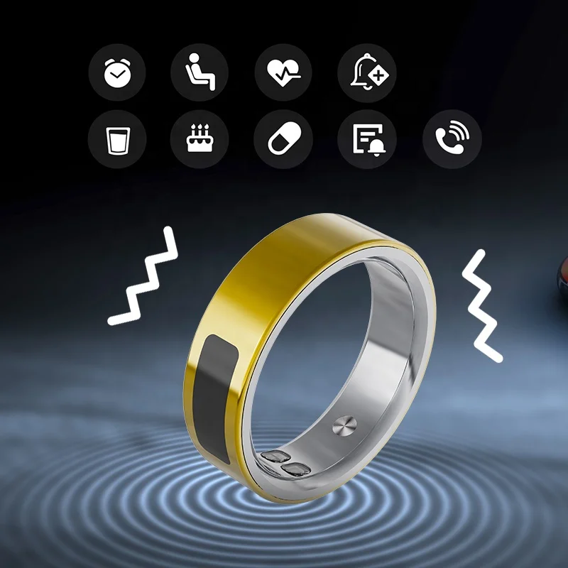 

TM21 App Control Fitness Tracker Android Sleep Heart Rate Monitor Short Video Remote Camera Control Vibration Health Smart Ring