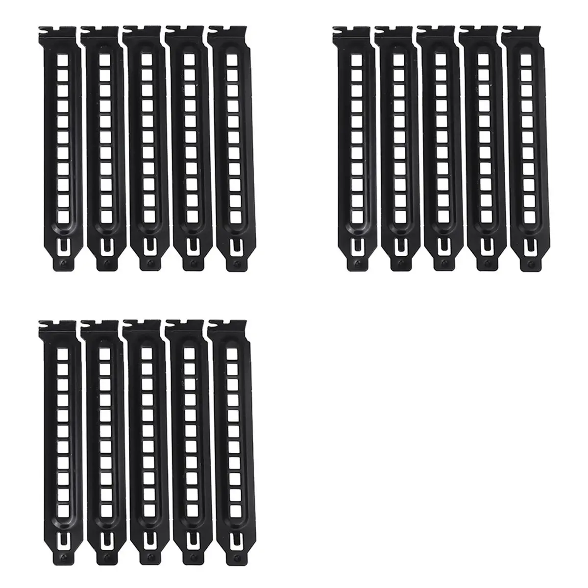 update. 15Pcs PCI Slot Cover Dust Filter Blanking Board Cooling Fan Dust Filter Ventilation for PC Computer Case, with Hole