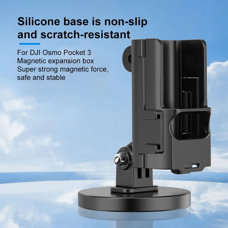 PULUZ Protective Frame Magnetic Desktop Mount Angle Adjustable Base For DJI OSMO Pocket 3 Accessories