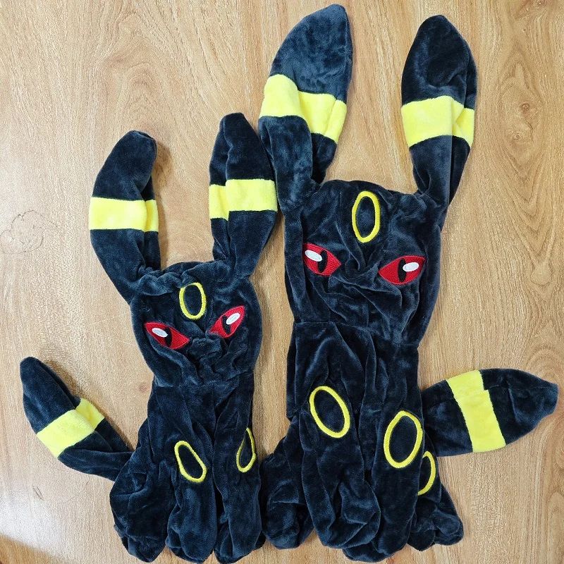 30-100cm Pokemon Umbreon Holster Plush Toys Not Stuffed Plush Skins Cartoon Plushie Dolls Semi-finished Leather Case Kids Gifts