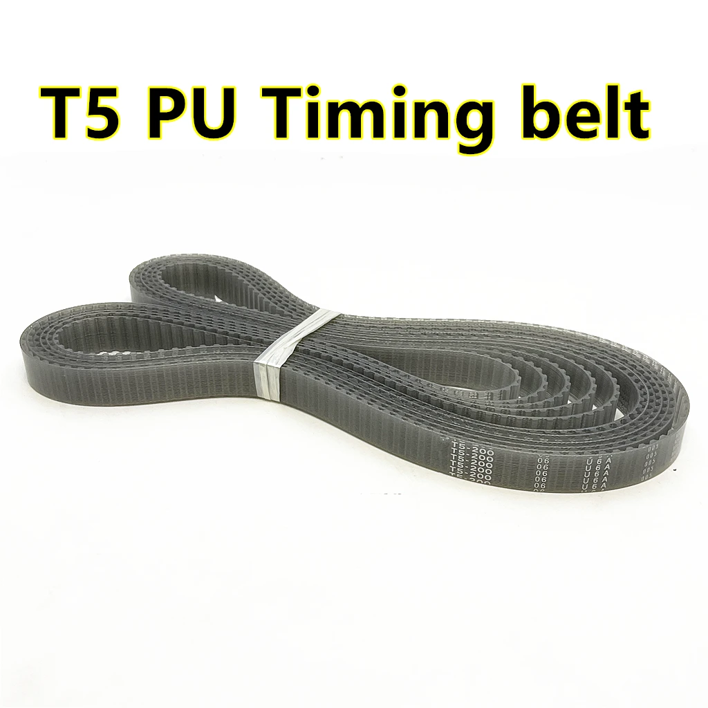 Japan T5 Polyurethane Timing Belt T5-138 T5-140 T5-144 T5-145 T5-150 for Data Writer, Facsimile, Sewing Machine Tools 3D Printer