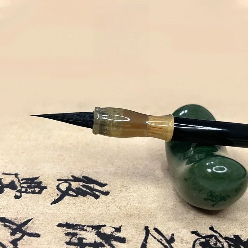 Small Case Brush Professional Grade Langhao Calligraphy Brush Small Case Meticulous Brush Hook Line Thin Gold Body Special