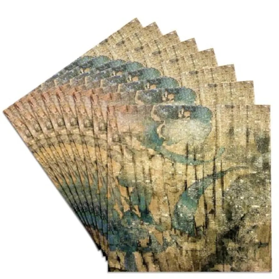

LLC Asian Influence Ceramic Tile Coaster Set of 8
