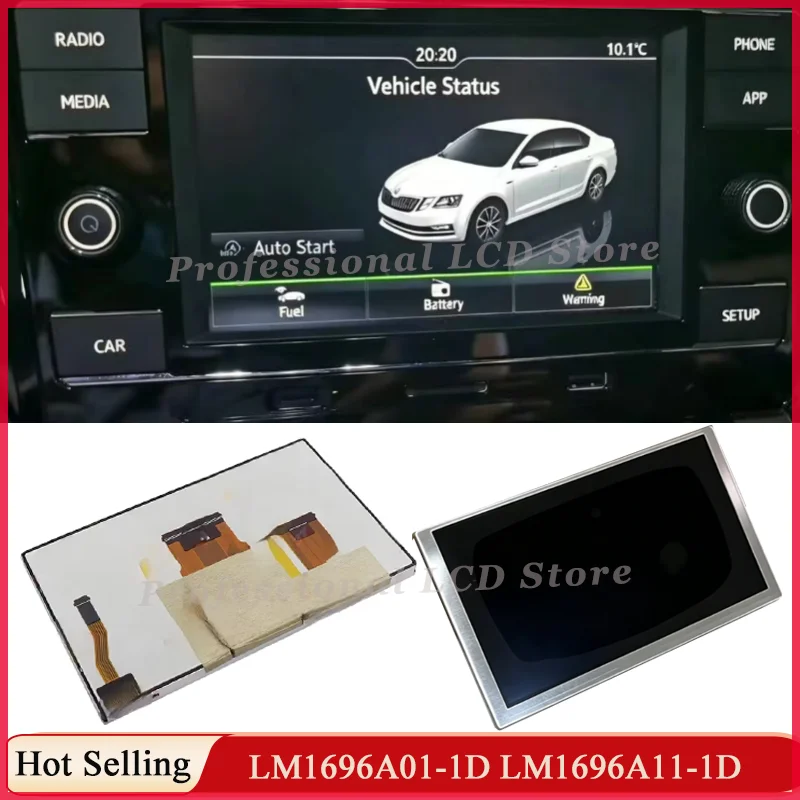 GPM1696A0 EAT63954701 GPM1696A0 GPM1696A1 LM1696A01-1B LM1696A01-1D LM1696A11-1D 6.5 Inch LCD Display Screen For Car GPS Navi
