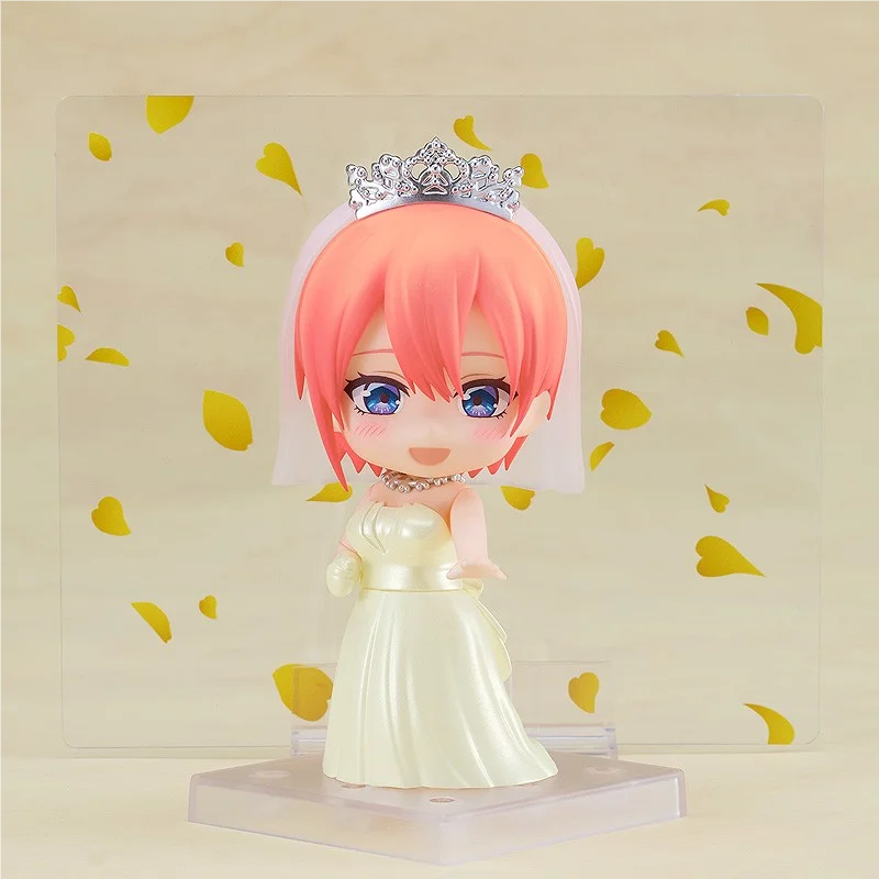 

Оригинальный NENDOROID 10 см # 2355 Nakano Ichika свадебное платье Ver. Фигурка игрушки для детей подарок Коллекционная модель украшения